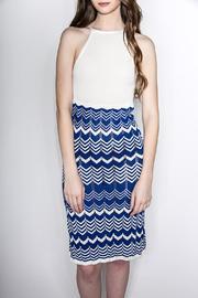  Highneck Fitted Dress