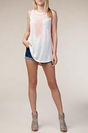  Peach Rhinestine Tank