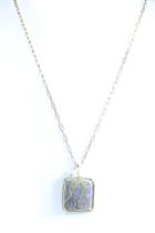  Square Christ Pantocrator Necklace - 15.5 Inch Chain