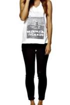  Swimming Graphic Tank