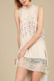  Tan Embroidered Tank