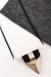  Vina Necklace-silver & Black