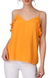  Pleated Flounce Top