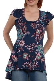  Blue Hilo Top