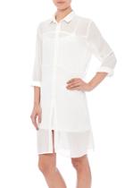  Sheer Shirt Dress