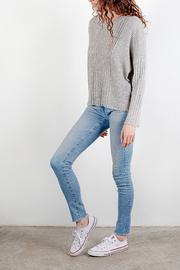  Heather Grey Flecked Sweater