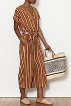  Nicole Striped Jumpsuit
