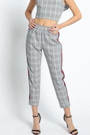  Side-tape Plaid Pants