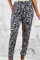  Printed Crepe Pants
