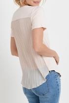  Pleated Back Top