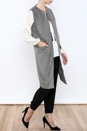  Grey Sleeveless Duster
