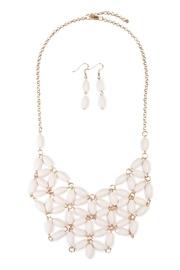  Beaded Necklace Earring Set