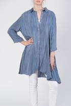  Button Front Tunic Top