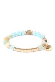  Faith-charm Natural Stone-bracelet