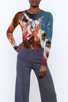  Flame Print Tee