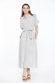 Stripe Linen Shirtdress