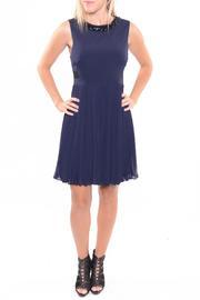 Embellished Neckline Dress