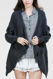  Fringe Detail Cardigan
