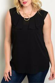  Sleeveless Plus Top
