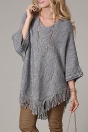  Fringe Sweater Tunic