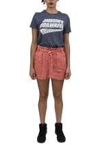  Coral Pleated Shorts