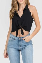  Scallop Halter Top