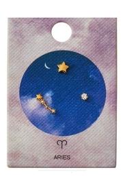  Aries Zodiac Studs