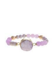  Lavender Druzy Bracelet