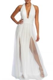  Mesh Halter Dress