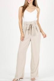  Contrast Paperbag Jumpsuit