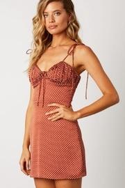  Orange Mini Dress