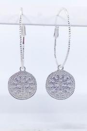  Cross Coin Earrings