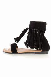  Fringe Suede Sandals