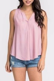  Mauve V Neck Tank Top