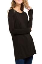  Bamboo-spandex Knitted Tunic