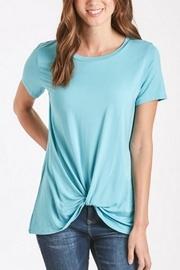  Turquoise Knot-tie Tee