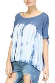  Mix-media Tie-dye Top