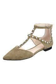  Sava Olive Suede Flat