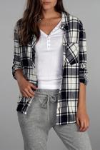  Kylie Flannel Top