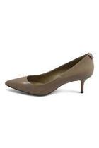  Beige Pointy Heel