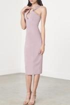  Mauve Metal Ring Dress
