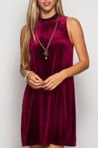  Wine Shift Dress