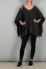  Poncho With Lacing