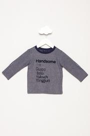  Handsome T Blue Top