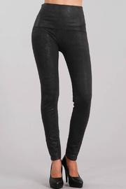  Denim Leggings With Glitter Sublimation Print
