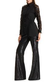  Lace Sleeve Blouse