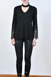  Lace Arm Top