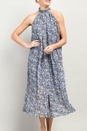  Halter Midi-swing Dress