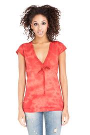  Rust Orange Cotton Top