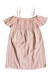  Smocky Sun Off-the-shoulder Dress